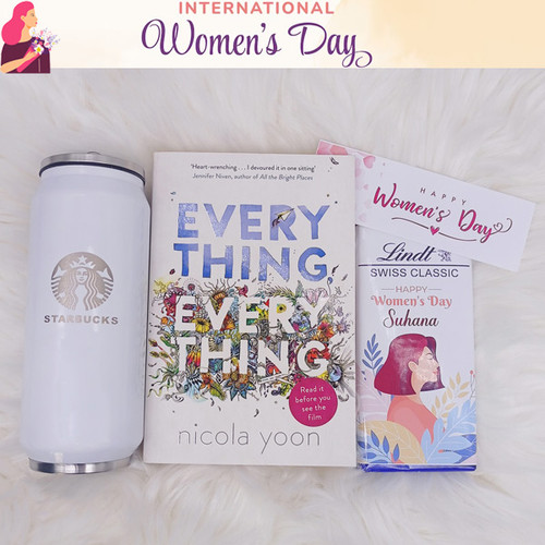 Starbucks Printed Bottle with Book, Chocolate & Bookmark Starbucks Printed Bottle with Book, Chocolate & Bookmark