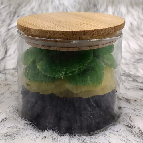 Dried Fruit Jar with a Mix of Loose Kiwi, Pineapple & Blueberry