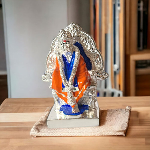 Silver Wax Idol of Sai Baba