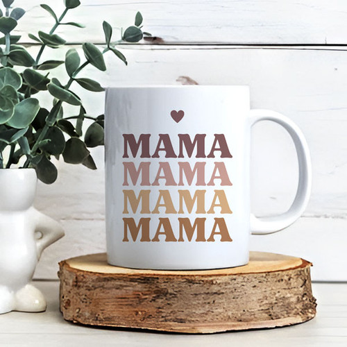 MAMA in Different Colour Printed Mug For Mother's day
