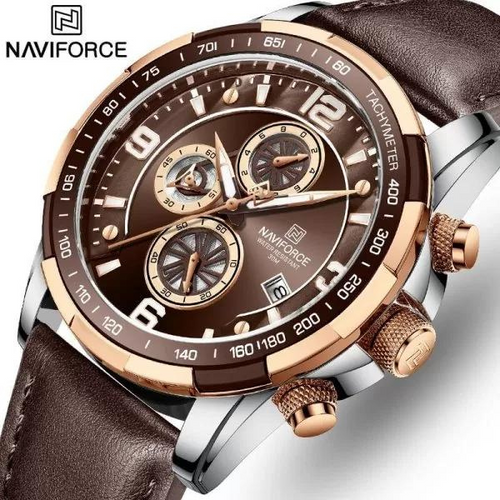 NaviForce NF8020 â€“ Brown Watch For Men