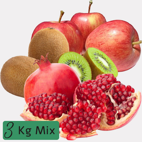 Mix Fruits Combo Of Kiwi, Apple & Pomegranate