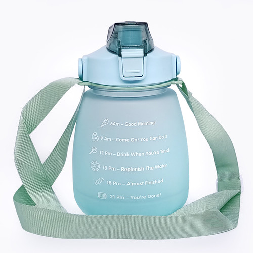 Cute Big Belly Water Bottle- Sky Blue Colour (1.3 Ltr)