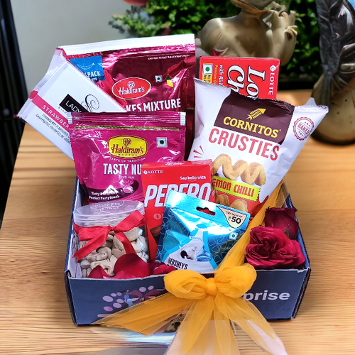 Surprise Box Filled With Snacks & Dry Nuts