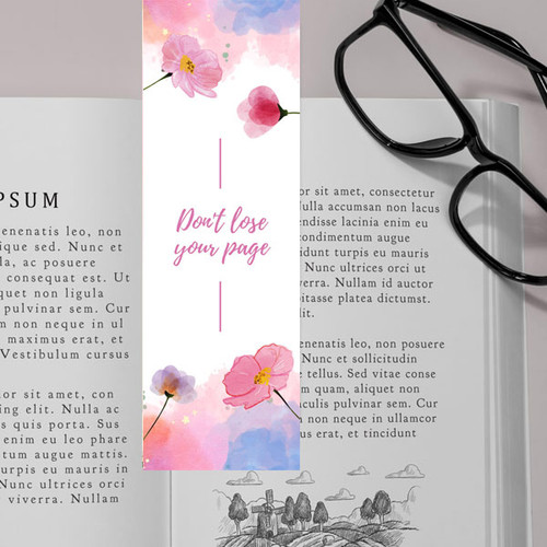 "Don't Lost Your Page" Printed Beautiful Designed Bookmark