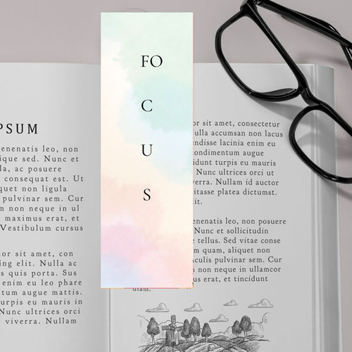FOCUS Printed Beautiful Multi-colour Bookmark