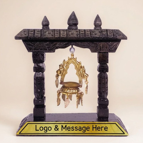 Corporate Logo & Message Print Small Wooden Panas