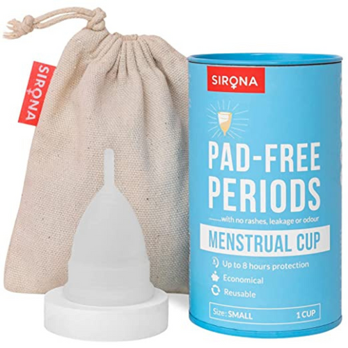 Sirona Reusable Menstrual Cup with Medical Grade Silicon - Small (1 Unit)