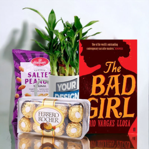 Lucky Bamboo Mug Combo Includes Book & Chocolate