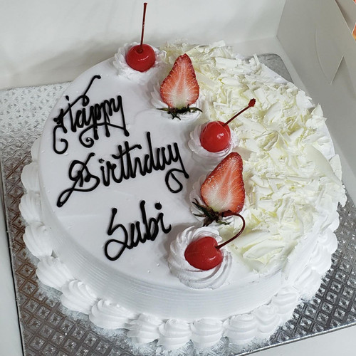 White Forest Cake From Traditional Bakery -1kg