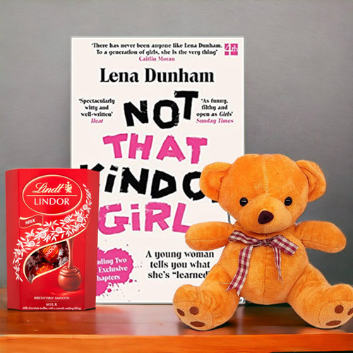 Book Lover's Hamper With Chocolate & Teddy