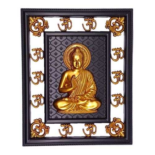 Lord Buddha Statue Wall Hanging Frame