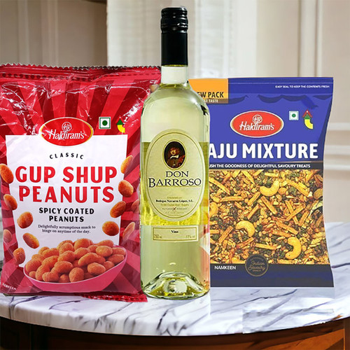 Don Barroso Wine & Haldiram's Snacks Hamper