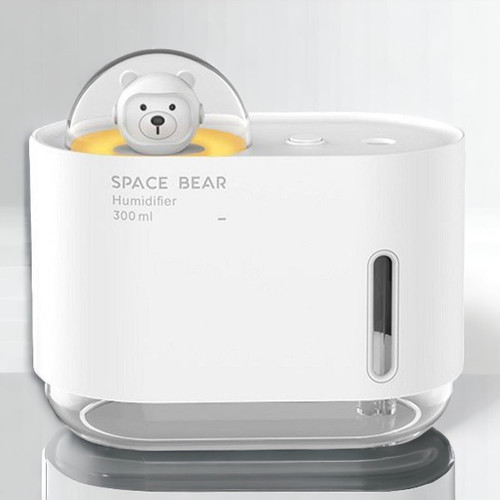 Cute Space Bear Humidifier-White