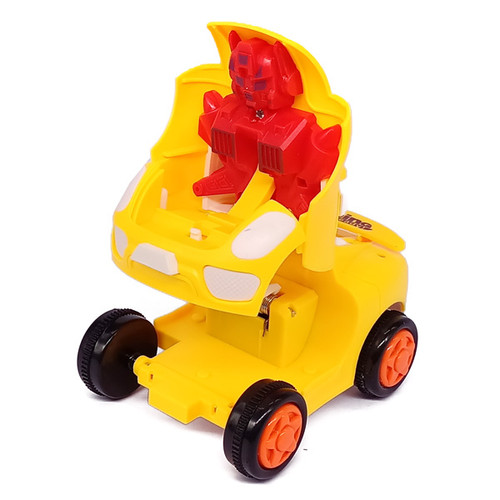 Fun Blast Transformers Robot Car Toy- Blue