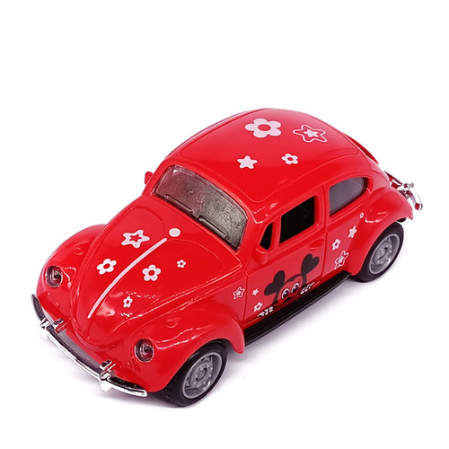 Children's Mickey Mouse Alloy Toy Car- Red