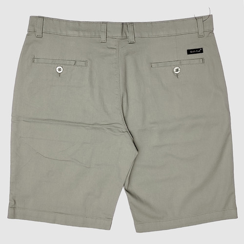 Light Green Trendy Cotton Shorts for Men (40)