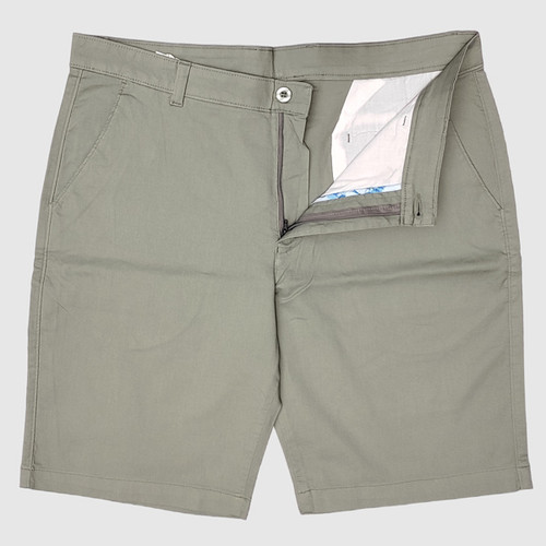 Light Green Trendy Cotton Shorts for Men (40)