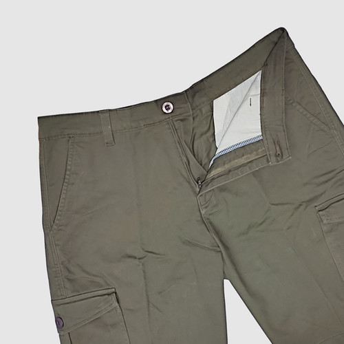 Stylish Cotton Half Pant for Men in Olive Green (36)