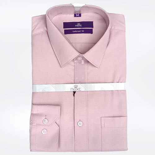 Tailored Fit Pink Shirt- High Quality (XXL)
