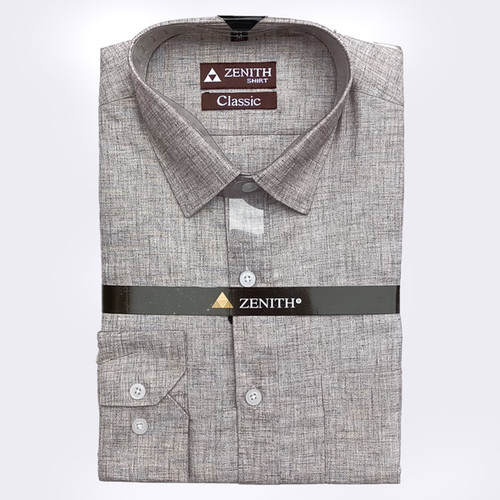 Grey Color Formal Shirt From Zenith Classic- XXL