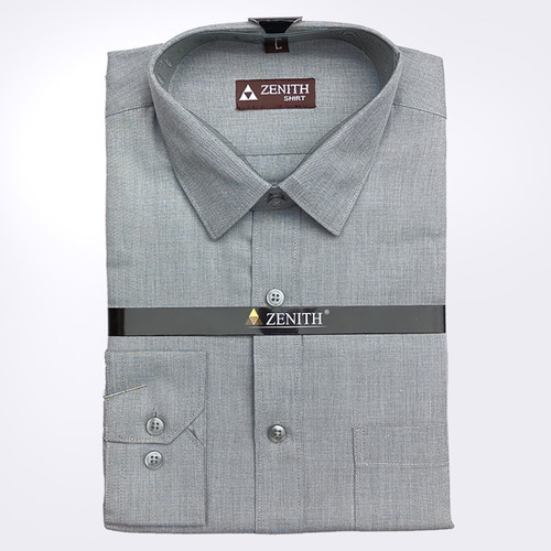 Zenith Classic Button UP Dark Grey Shirt for Men- XL