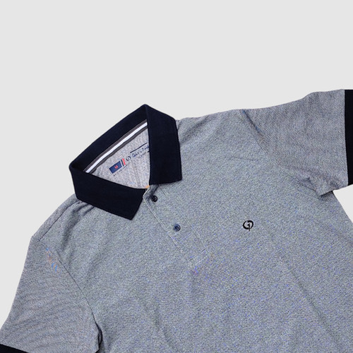 Short Sleeve Polo V- Neck Men Tshirt (XXL)