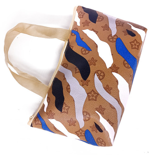 Brown Colour Makeup Purse