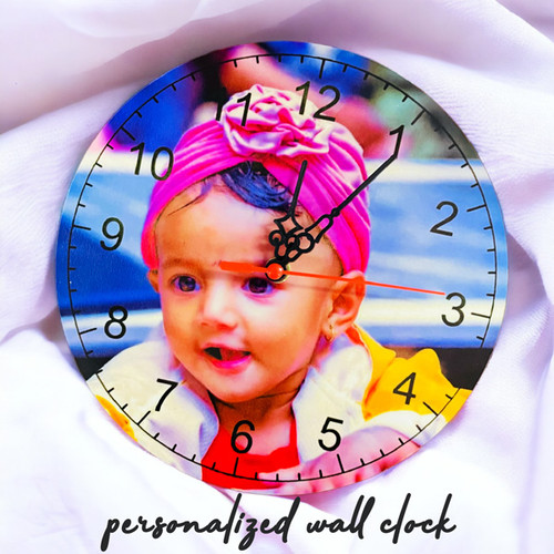 Personalized Photo Print Sublimation Wall Clock