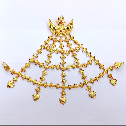 Gold Plated Nyapu Sikha Flower Design
