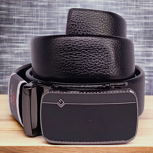 Danmawensen Black Belt with Square Buckle