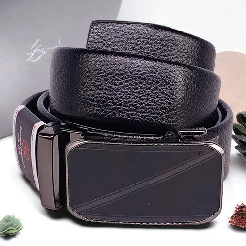 Danmawensen Premium Quality Leather Black Belt
