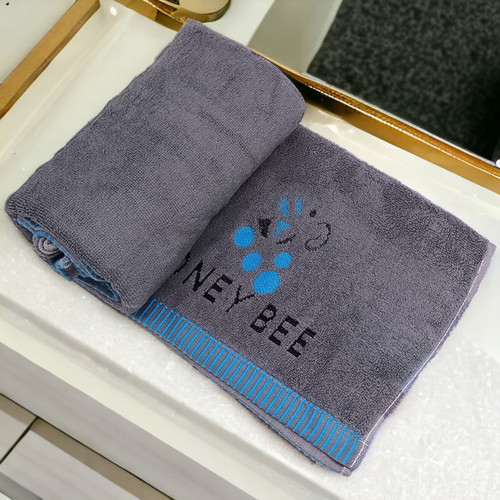 Fabric Face Towel - Navy Blue