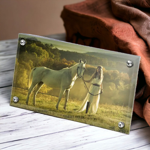 Picture Perfect Personalized Crystal Glass Photo Frame