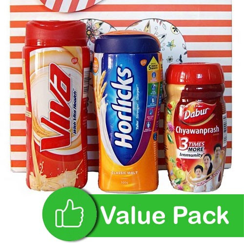 Horlicks, Viva 500g and Chyawanprash 500g