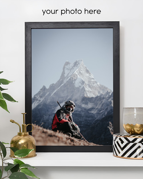 Customized Photo Frame- A4 Size Black & Golden Color