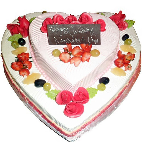Five Star Large Cake for Wedding, Anniversary, Birthday
