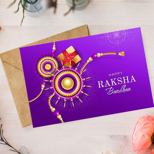 Happy Rakshya Bandhan Wish Card- Rakhi Special