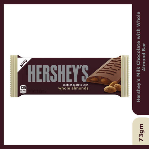 Hershey's Milk Chocolate with Whole Almonds 73g