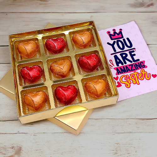 Gourmet Chocolates Gift for Amazing Sister
