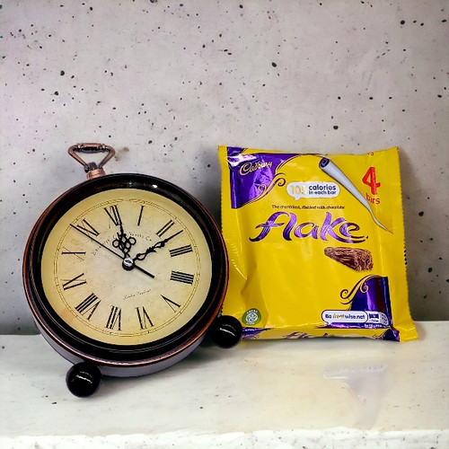 Alarm Clock With Chocolate Pack