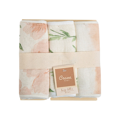 Crane Baby-Parker 3 pc. Burp Cloths Crane Baby-Parker 3 pc. Burp Cloths
