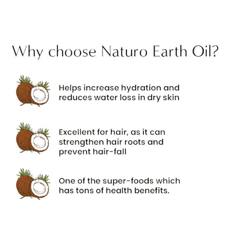 Naturo Earth - Virgin Coconut Oil White Jar 500ml