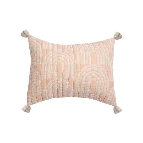 Crane Baby Jacquard Pillow Rainbow