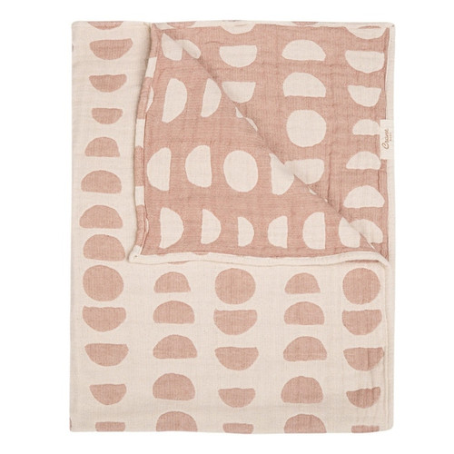 Crane Baby Jacquard Blanket Copper Moon Phase