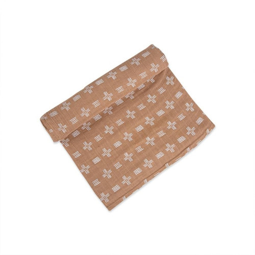 Crane Baby Kendi Single Swaddle Wraps (Copper Dash) Crane Baby Kendi Single Swaddle Wraps (Copper Dash)