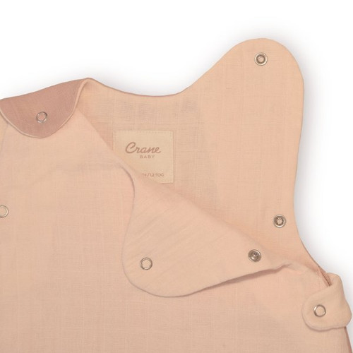 Crane Baby Wearable Blanket 0-9Months Desert Rose & Copper