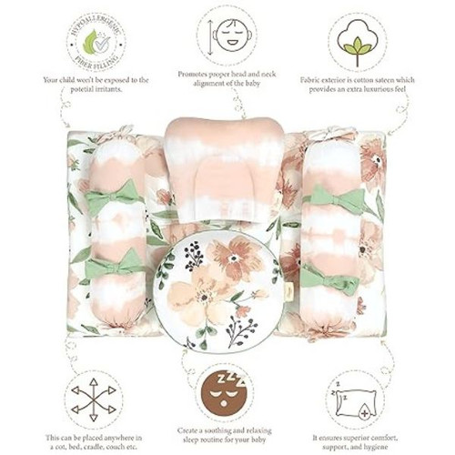Crane Baby 5pc Mattress Set - Parker