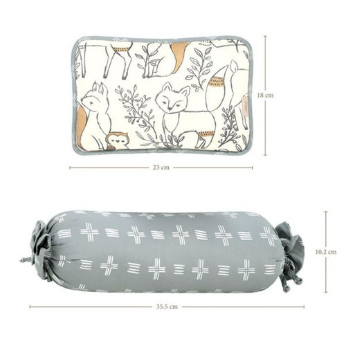 Crane Baby Bolster & Pillow Set - Ezra