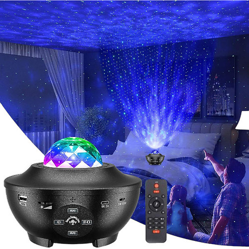 Sign LED Galaxy Projector Light, Bluetooth MP3 With Remote Control